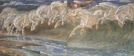 Walter Crane The Horses of Neptune (mk19) china oil painting image